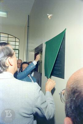 Solenidade de Inauguração de novas Instalações do Instituto Butantan. Descerramento de placa inau...