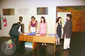 Inauguração da Unidade de Produção de vacina recombinante contra hepatite B. Saguão do Museu Biol...