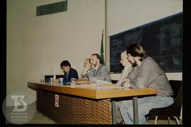 3º Encontro Brasileiro de Herpetólogos. Mesa principal da esquerda para direita, 1º Francisco Ani...