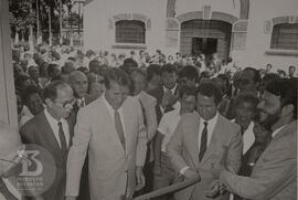 Solenidade de Inauguração de novas Instalações do Instituto Butantan. Abertura da faixa de inaugu...