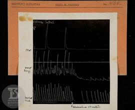 reprodução de gráfico. Ficha da Seção de fotografia nº 466, solicitado pela Seção de Fisiologia (...