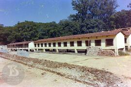 Obras de Construção do Museu Histórico. Parte do antigo biotério ainda não foi demolido.