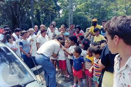 Solenidade de inauguração de novas Instalações do Instituto Butantan. Saída do Museu Biológico, p...