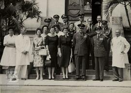 Visita do Tenente-brigadeiro Curtis Emerson LeMay. Foto em grupo, Tenente-brigadeiro Curtis Emers...