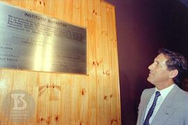 Solenidade de Inauguração de novas Instalações do Instituto Butantan. Descerramento de placa de t...