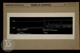 reprodução de gráfico. Ficha da seção de fotografia nº 1239, solicitado pela Seção de Fisiologia ...