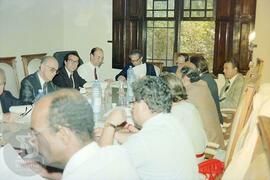 Reunião com o Ministro da Saúde Roberto Figueira Santos. Sala de reuniões da Casa Afrânio do Amar...