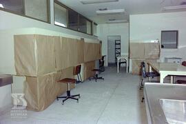 Vista parcial de laboratório