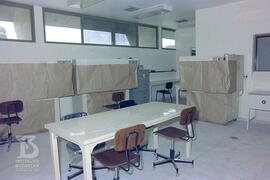 Vista parcial de laboratório