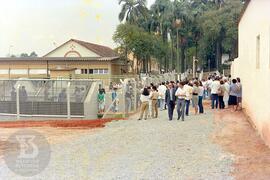 Cerimônia de inauguração dos três serpentários externos, patrocinados pelos Laboratórios Sandoz, ...