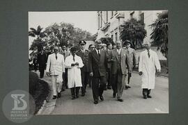 Visita do General Anastásio Somoza (Presidente da República da Nicarágua) acompanhado do senhor L...