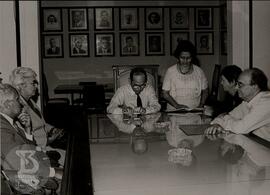 Posse da Dra. Olga Bohomoletz Henriques e Dr. Sebastião Baeta Henriques. Cerimônia realizada na s...