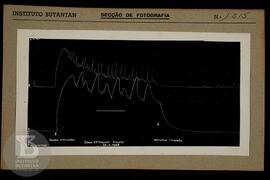 Reprodução de gráfico. Ficha da Seção de fotografia nº 1215, solicitado pela Seção de Fisiopatolo...