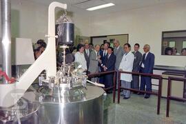 Solenidade de Inauguração de novos laboratórios pelo Ministro da Saúde Seigo Tsuzuki e assinatura...
