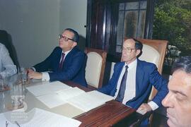 Reunião com o Ministro da Saúde Roberto Figueira Santos. Sala de reuniões da Casa Afrânio do Amar...