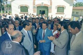 Solenidade de Inauguração de novas Instalações do Instituto Butantan. Momento depois da abertura ...