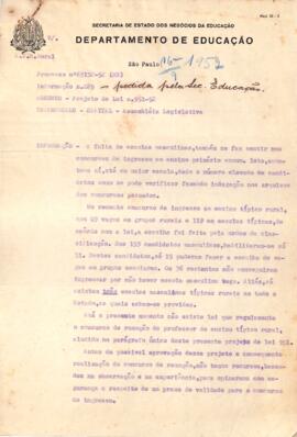 Projeto de Lei nº 951-52
