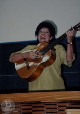 V Semana de Artes do Instituto Butantan. Apresentação da cantora Inezita Barroso, ocorrida no aud...