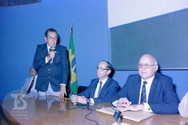 Cerimônia de posse do dr. Willy Beçak para o cargo diretor do Instituto Butantan. Evento ocorrido...