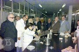 Visita do patriarca da Igreja Ortodoxa. Em pé da esquerda para a direita, 3º Dr. Fauze Carlos, ac...