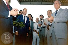 Solenidade de inauguração de novas Instalações do Instituto Butantan.  Momento de Inauguração apó...