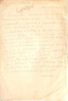 Casa Branca - Legislação (22 à 27/10/1949)