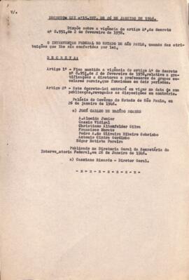 Decreto-Lei nº15.597, de 26/01/1946
