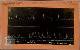 reprodução de gráfico. Ficha da Seção de fotografia nº 210, solicitado pela Seção de Fisiologia (...