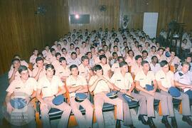 Palestra para o exército no Auditório do Museu - Vista do público