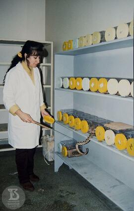 Manuseio de serpente em Biotério