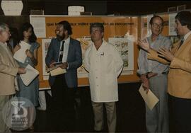 Exposição “História Natural da Sexualidade” realizada no Museu Biológico. Da esquerda para direit...