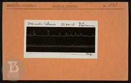 Reprodução de gráfico.. Ficha da Seção de fotografia nº 811, solicitado pela Seção de fisiologia ...