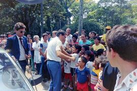 Solenidade de inauguração de novas Instalações do Instituto Butantan. Saída do Museu Biológico, p...