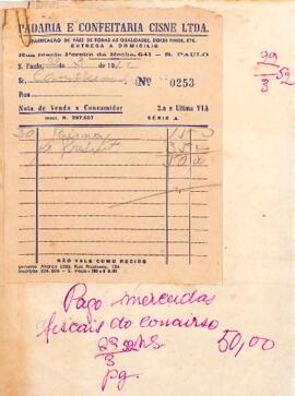 Nota de venda a consumidor