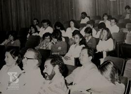 Palestra “Métodos de doseamento de venenos e antivenenos ofídicos e aracnídeos”. Vista do público.