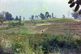 Construção do Parque de Saúde Pública do Instituto Butantan. Obras de desvio e represamento do cu...