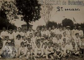 fotografia em grupo  de alunos do Grupo Escolar Butantan. 3º masculino.