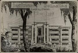 Desenho do Prédio Novo, autoria de Palma Travassos, Engenheiro Civil