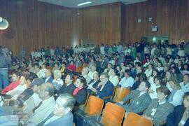 Solenidade de Inauguração de novos laboratórios pelo Ministro da Saúde Seigo Tsuzuki e assinatura...