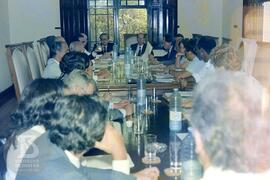 Reunião com o Ministro da Saúde Roberto Figueira Santos. Sala de reuniões da Casa Afrânio do Amar...