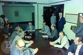 Mário Augusto Jorge de Castro Lima (Ministro da Saúde), em reunião com Dr. Bruno Soerensen Cardoz...