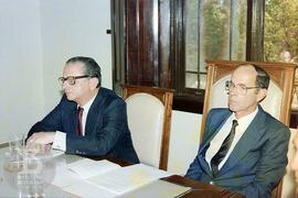 Reunião com o Ministro da Saúde Roberto Figueira Santos. Sala de reuniões da Casa Afrânio do Amar...