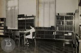 Interior da Biblioteca, localizada no Prédio Central