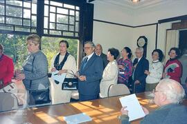 Instituição da Fundação Butantan. Lavramento de escritura realizado na sala de reuniões da Casa A...