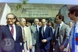 Solenidade de inauguração de novas Instalações do Instituto Butantan.  Visita aos laboratórios, s...