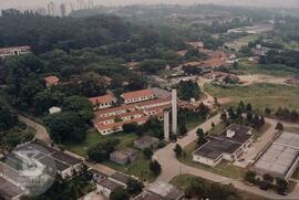 Vista aérea do Instituto Butantan