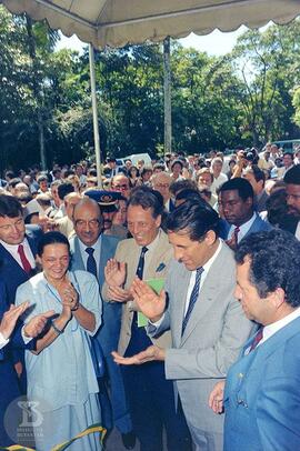 Solenidade de Inauguração de novas Instalações do Instituto Butantan. Momento após abertura da fa...