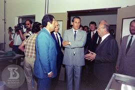 Solenidade de Inauguração de novas Instalações do Instituto Butantan. Visita aos laboratórios. Em...