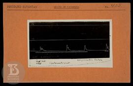 Reprodução de gráfico. Ficha da Seção de fotografia nº 435. solicitado pela Seção de  Fisiologia ...