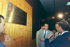 Solenidade de Inauguração de novas Instalações do Instituto Butantan. Descerramento de placa de t...